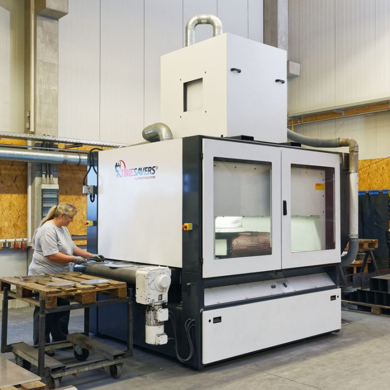 Timesavers 42 RB Entgratmaschine für Blechteile bis 1.200 mm Breite